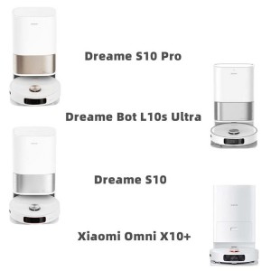 Sikat Utama Sikat Sikat Kantong Debu Kain Pel pikeun Xiaomi Mijia Omni Robot X10 + B101CN Dreame S10 Pro L10s Ultra Vacuum Cleaner Bagian