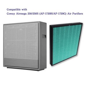Air Purifier HEPA Filter kompatibel mat Coway Airmega 250 / 250S AP-1720H AP-1720G Air Purifiers