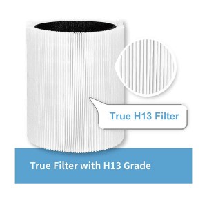 H13 True HEPA 311 oro valytuvo filtras ir aktyvuotos anglies filtras Blueair Blue Pure 311 oro valytuvo dalims