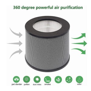 H13 True HEPA TT-AP006 filter za pročišćavanje zraka kompatibilan s dijelovima pročistača zraka Tao-Tronics TT-AP006