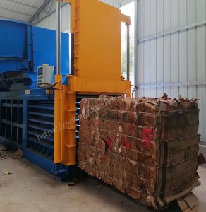 Cardboard Paper Baling Press Machine