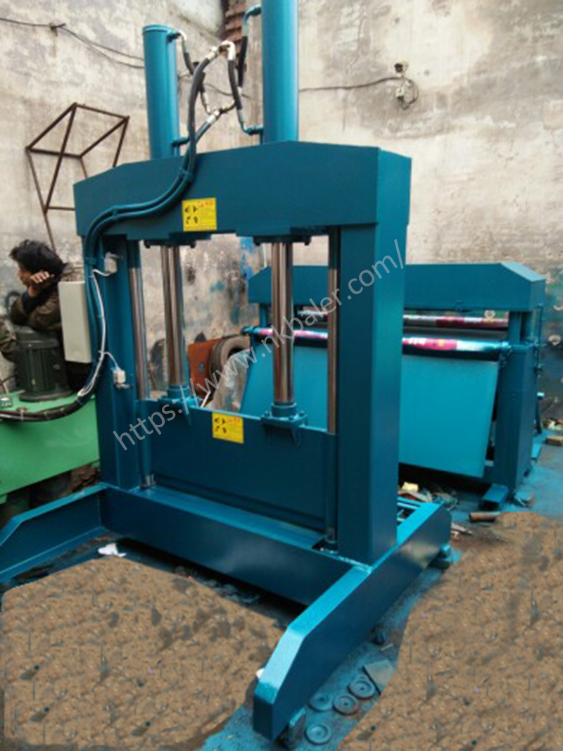 Máquina de prensa de balas de corte de chatarra