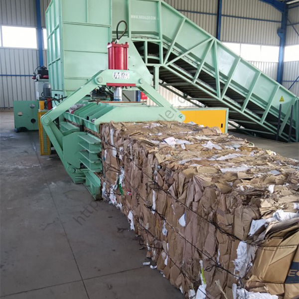 Exported  To Germany Of Automatic Cardboard Box Baler Machine