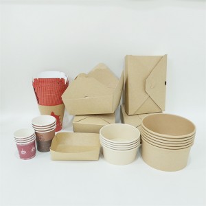 Boîte de repas – Boîte de papier personnalisée en usine, papier d'emballage alimentaire