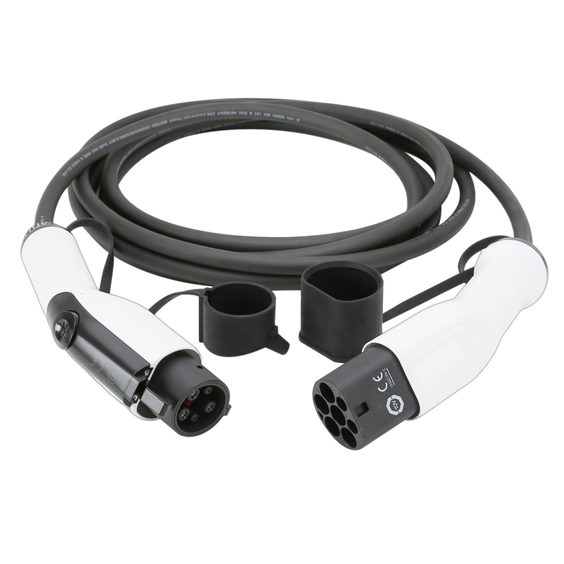 Kabel za polnjenje električnih vozil od vrste 2 do vrste 1 3,6 kW 16 A polnilnik za električne avtomobile EV kabel za domače uporabnike