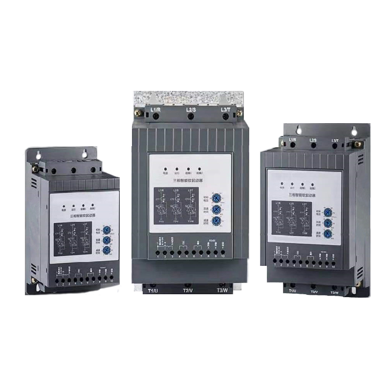 Single Phase Motor Soft Starter Controller 1.1-5.5kW Electric Motor Soft Start Built-in Bypass Contactor