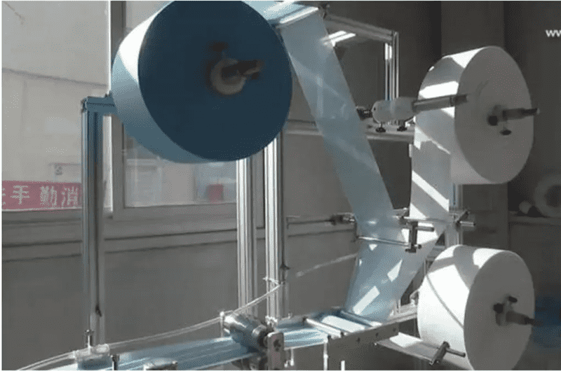 Maskin för tillverkning av smältblåst tyg
