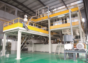 25-ročná výrobná linka stroja na výrobu netkanej textílie SS spunmelt 3200 mm