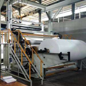 25 taon 3200mm SSS triple spunbond nonwoven fabric making machine production line