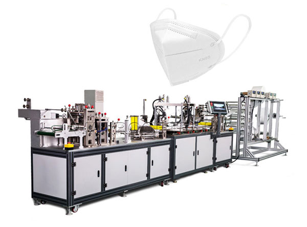 Europeisk kvalitet helautomatisk medicinska n95 vikmasker produktionsmaskin