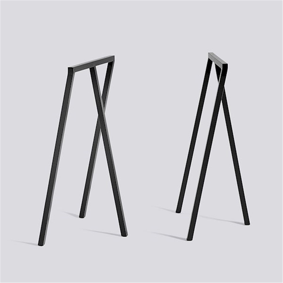 Long table rack in steel with powder coating