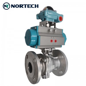 Stainless Steel/Carbon Steel/A105/CF8m ISO5211 Flanged/Welded Pad/Mounting Pad 150lb/10K/Pn16 Pneumatic/Electric Drive/Motor Driven/Actuator Ball Valve pabrika sa china