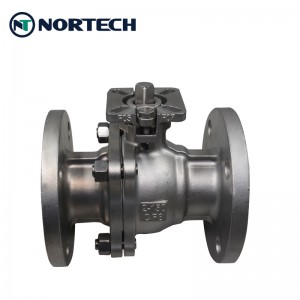 I-Stainless Steel Pneumatic Actuator Flanged Floating Ball Valve Factory intengo yase-China Manufacture