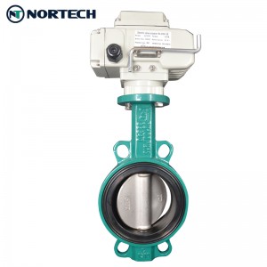 Pabrika ng Motorized Resilient Seated Butterfly Valve China