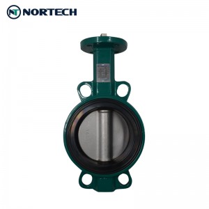 China Factory PTFE naglinya nga butterfly valve nga adunay electric actuator