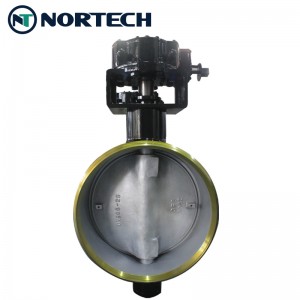 High Quality Double Flange Metal Seat Triple Eccentric Butterfly Valve China Manufacture