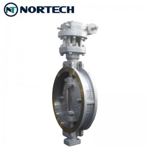 High Quality Double Flange Metal Seat Triple Eccentric Butterfly Valve China Manufacturer