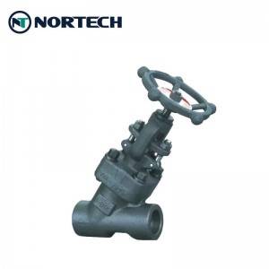 OEM Customized China API ANSI GB Standard Industrial Valve Forged Steel Globe Valve A105n DN40 150lb Flanged Joint