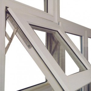 Икономичен домашен външен водоустойчив алуминиев тентов прозорец 3 панела