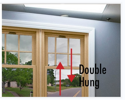 Double-Hung-Fenster