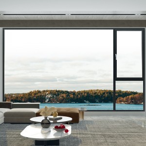 नॉर्थ टेक बड़ी कांच की खिड़कियां तूफान की खिड़कियां चुंबकीय स्टेनलेस स्टील स्क्रीन खिड़कियां प्रभावित करती हैं