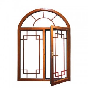 Thiết kế mới nhất Kích thước lớn Cách âm bằng nhôm chống thấm Nước ốp gỗ Hình dạng đặc biệt Cửa sổ cho ngôi nhà