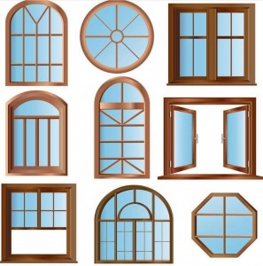 Dizajni më i fundit Dritare për shtëpi me forma të veçanta, të papërshkueshme nga uji, të veshura me dru alumini të papërshkueshëm nga zëri
