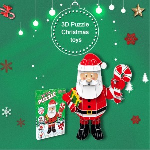 Fabryka puzzli 3D Zbuduj własne puzzle 3D Świętego Mikołaja – C0807