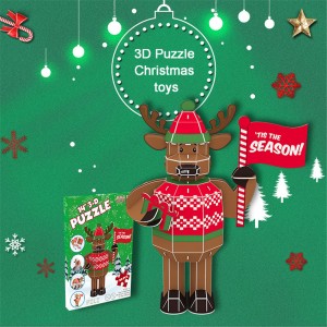 3D Puzzle Factory Build Your Own Santa Claus 3D Puzzle – C0807