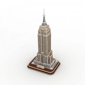 Serie di Architettura Famosa in u mondu Empire State Building Prodottu più vendutu in u ghjocu di i zitelli di i Stati Uniti - A0101