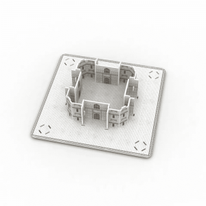 Najpredávanejší produkt v Indii Vzdelávacia 3D logická hračka Taj Mahal A0110