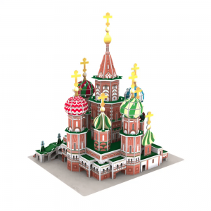 3D-пазл Всесвітньо відома будівля Храм Василя Блаженного, лідер продажів A0118