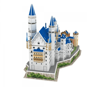Ihe mgbagwoju anya 3D Germany ama ama Architectural Neuschwanstein Castle ejiri aka mee DIY Education Toy A0120