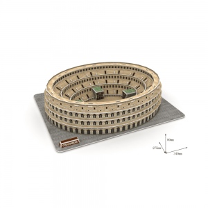 3D Legkaart Speelgoed 3D Handgemaakte Onderwys Speelgoed vir Kinders Wêreldberoemde Argitektuur Die Colosseum A0406