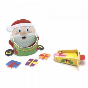 برنامه تبلیغاتی خلاقانه فوم پازل سه بعدی اسباب بازی با تم کریسمس برای غذا یا خوراکی های تعطیلات P0405