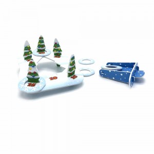 Programma promozionale creativo Schiuma 3D Puzzle Giocattoli a tema natalizio di qualità per pasti o prelibatezze natalizie P0405