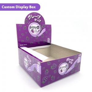 Printing Factory Wholesale Custom White Board Display Boxes for Candy – DB009