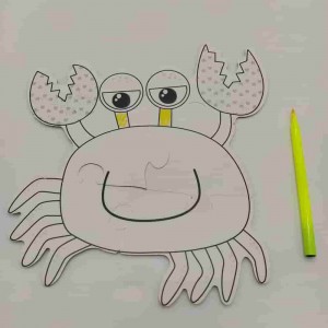 BSCI Printing Factory Supplies Creative Play Ocean Creature Chunky Puslespill for småbarn 6 i 1 Chunky Puslespillsett for barn JB-6