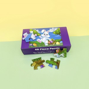 ស្នាដៃសិល្បៈដ៏ស្រស់ស្អាត 120 Piece Dinosaur Jigsaw Puzzle សម្រាប់កុមារទើបចេះដើរតេះតះ រៀនល្បែងផ្គុំរូបអប់រំសម្រាប់ក្មេងប្រុស និងក្មេងស្រី - JS120-1