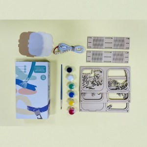 Materiali per arte e artigianato Artigianato fai-da-te super carino per ragazze adolescenti Sika Deer Kit di costruzione di modelli di puzzle 3D L0106P-19