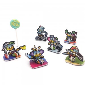 BSCI Certified Factory Promotional Items pro Confectionery Industry nativus 3D Puzzle viverra figuras - P0208