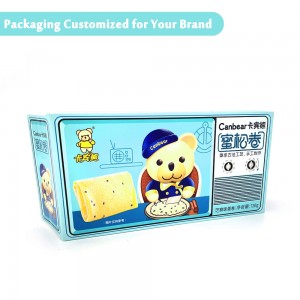 Прилагодена кутија за пакување за кондиторски производи со самолеплива лента за кинење – PB006