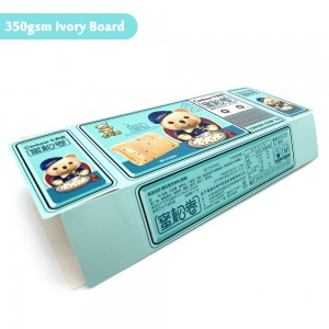 Egyedi csomagolódoboz édességekhez öntapadó letéphető csíkkal – PB006