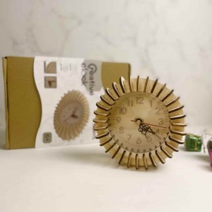 집에 대한 크리 에이 티브 DIY 시계 아이디어, 예술의 간단한 나무 작품 DIY 나무 시계 3D 퍼즐 SZ-13