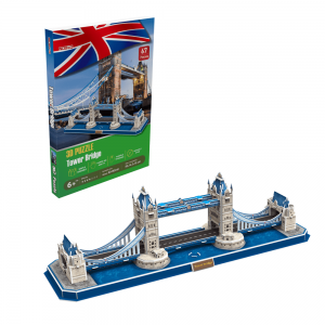 مصنع أحجية ثلاثية الأبعاد نموذج معماري عالمي شهير جسر برج لندن A0117