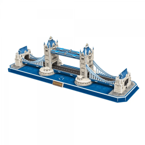 3D Puzzle Factory ʻO ka Honua Kaulana Architecture Model London Tower Bridge A0117
