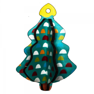 Miihini Taiaho Tapahia DIY Wood Craft 3D Puzzle Wooden Christmas Tree Ornament WB023