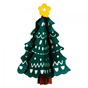 UV Print 3D Custom Wooden Laser Cut Hanging Tree Dekorasyon Housewarming Holiday Gift WB021