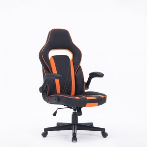 Anji Funuo Factory Directly Orange PU and PVC Material Racing Computer Chair for Home