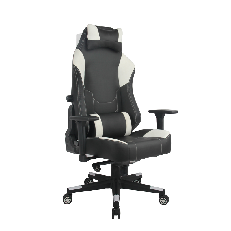 កៅអីកុំព្យូទ័រធំ និងខ្ពស់ កៅអី PU Leather Ergonomic High Back Swivel Desk Chair with Lumbar Support Adjustable Headrest Gamer Chair រូបភាពពិសេស